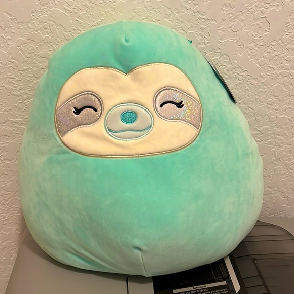 Aqua the sleepy Sloth 12” Squishmallow - Picture 1 of 3